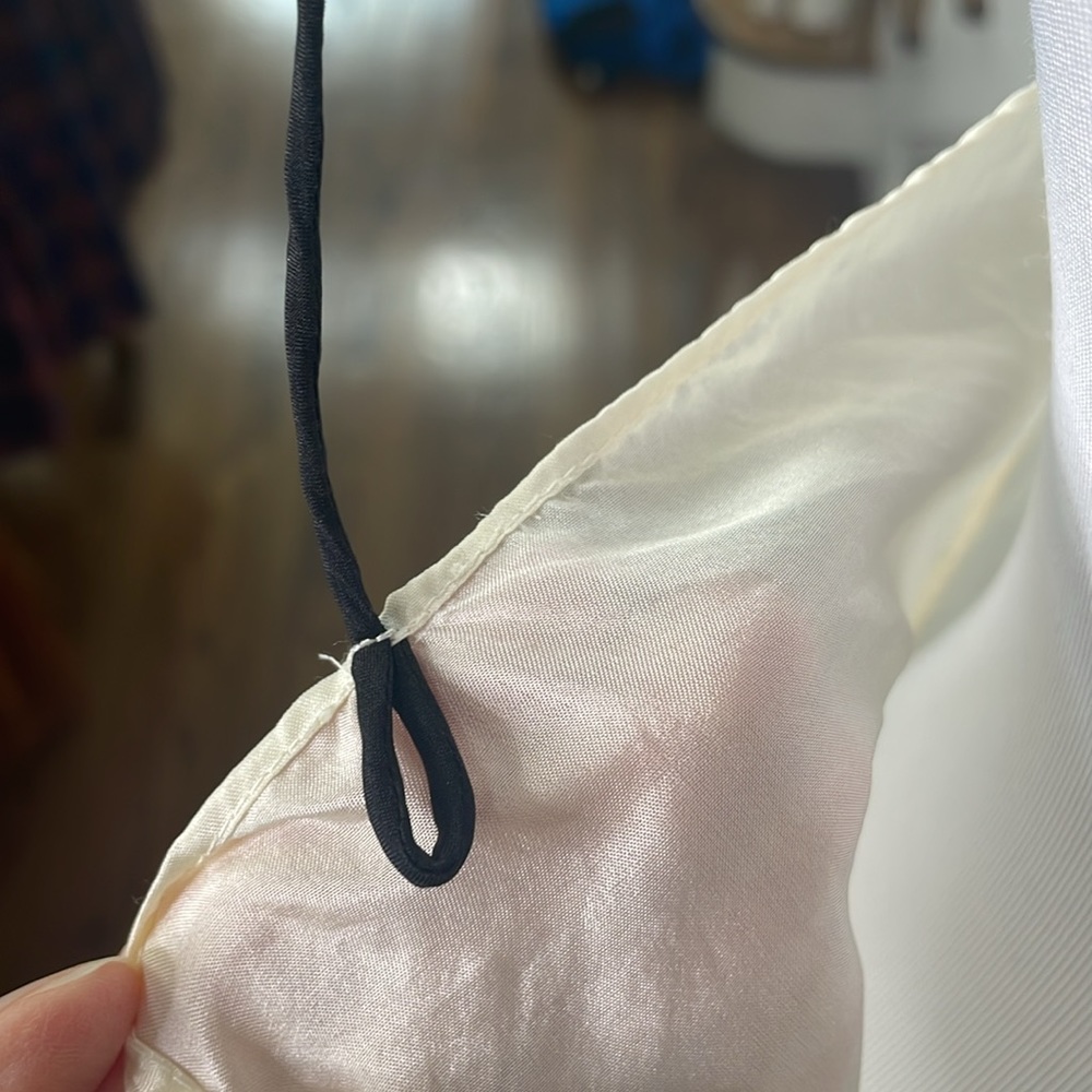 Lee Mathews Celia Gathered Color-Block Silk Georg… - image 7